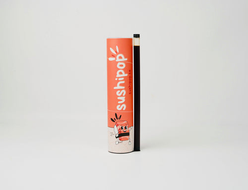 Sushipop push pop tube packaging for sushi takeaway